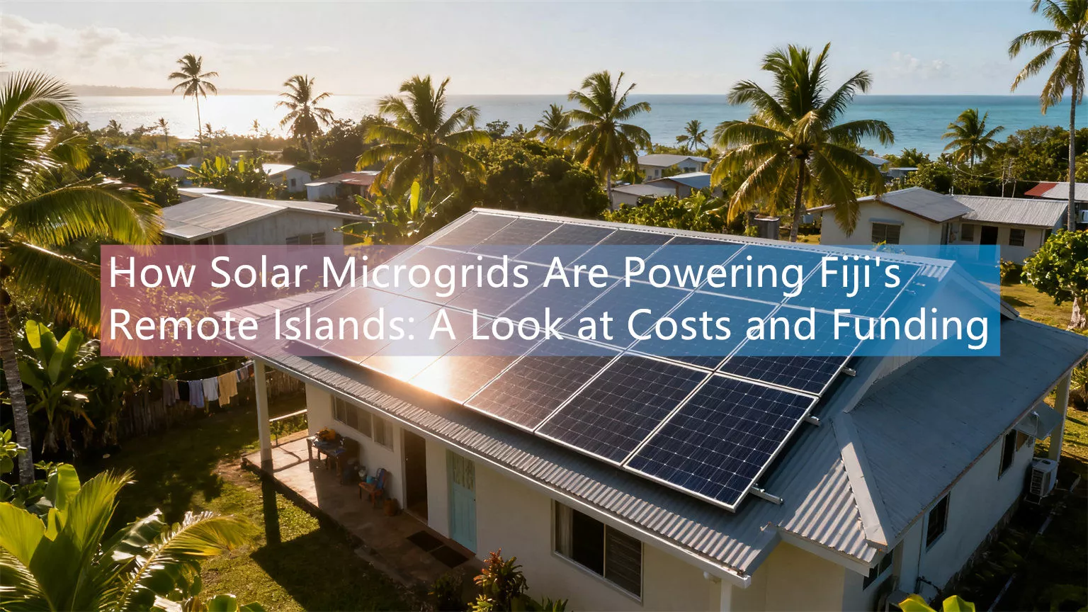 How Solar Microgrids Are Powering Fiji’s Remote Islands: A Look at Costs and Funding