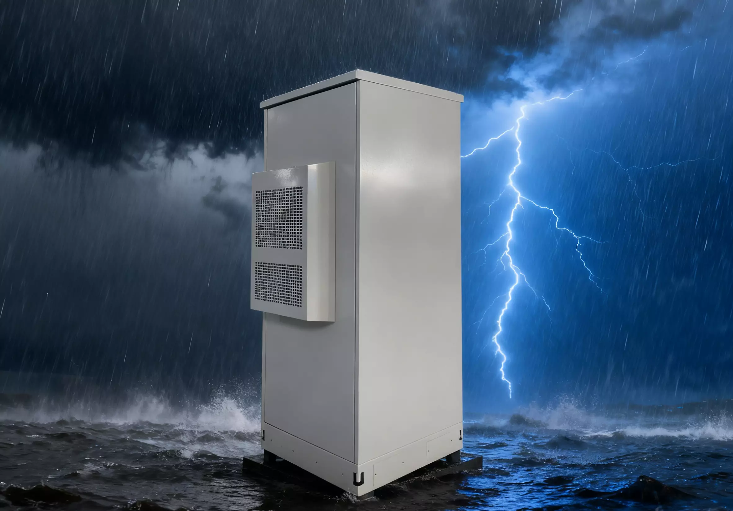 Huijue’s waterproof and rainproof outdoor cabinets easily withstand the elements