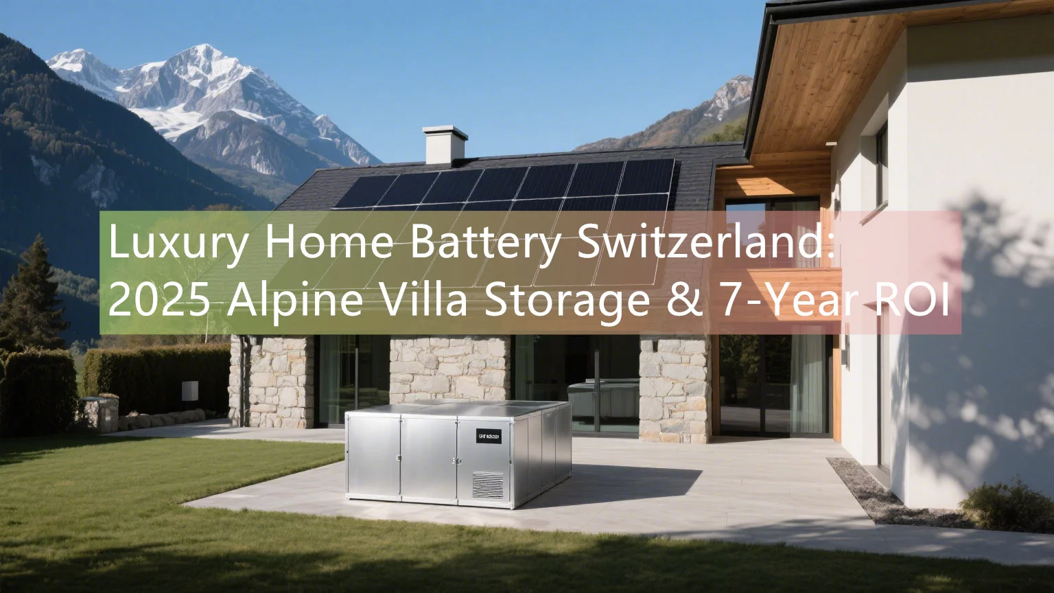 Luxury Home Battery Switzerland: 2025 Alpine Villa Storage & 7-Year ROI