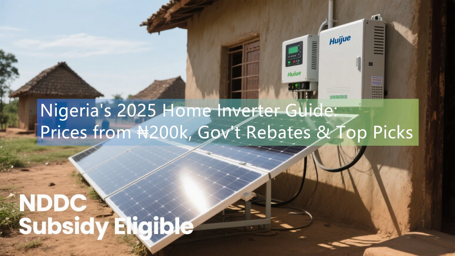 Nigeria’s 2025 Home Inverters Guide: Prices from ₦200k, Gov’t Rebates & Top Picks