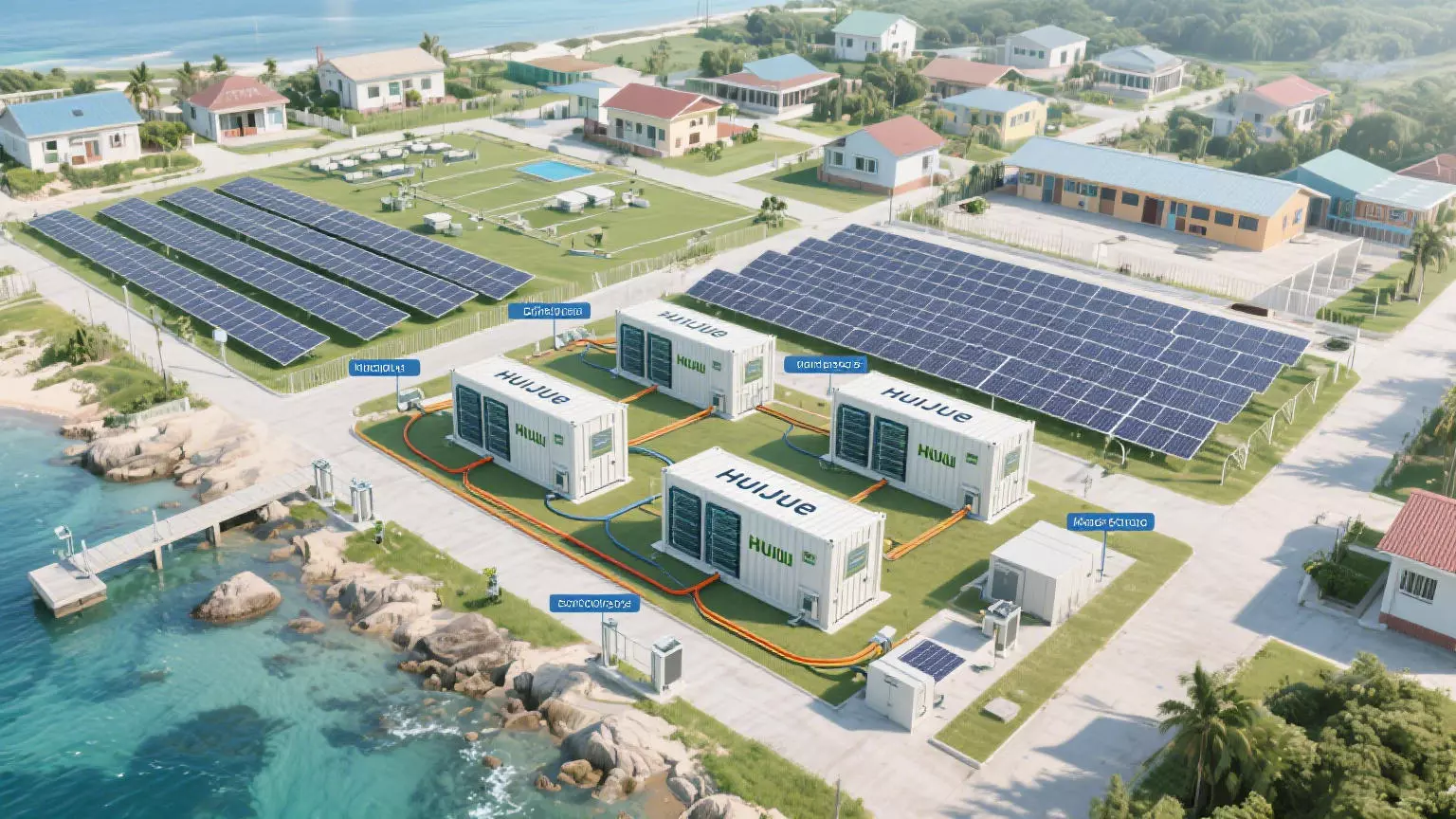 The actual cost of island microgrids