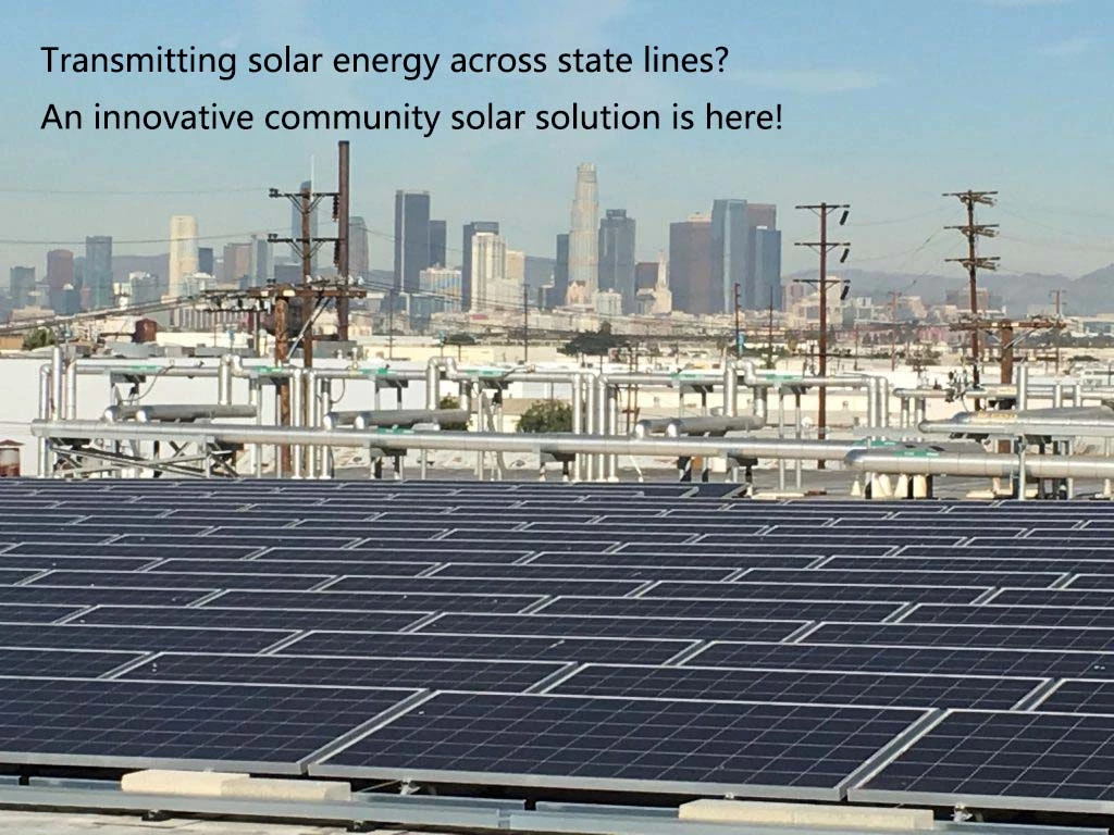 Synthetic Community Solar: Transmitting Solar Energy Across State Lines