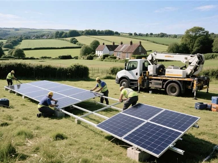 UK Solar Installations Surge to 513 MW in Early 2025