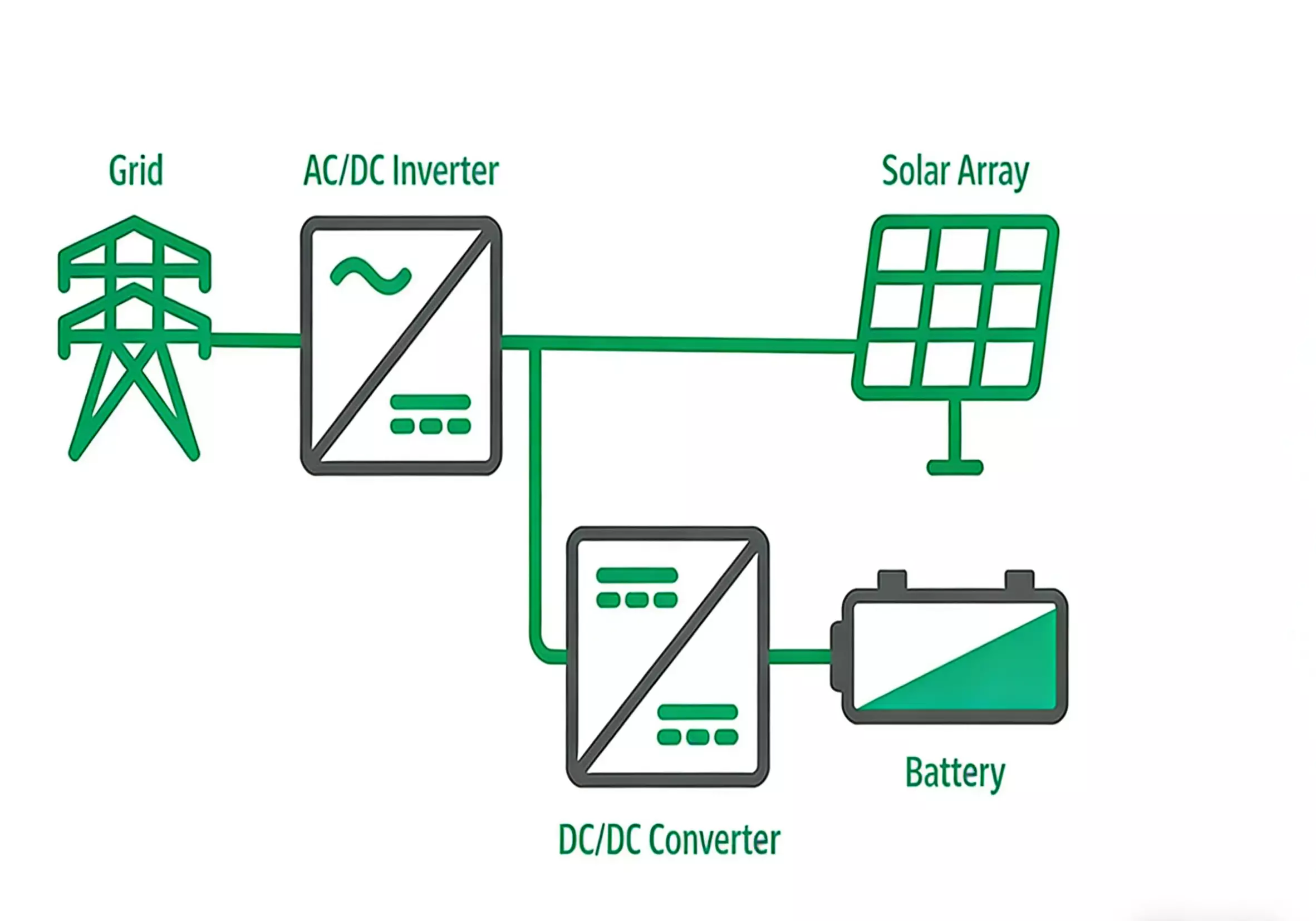 What is a DC-Coupled energy storage system?